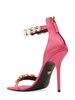 110mm Embellished satin sandals