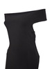 Knit viscose midi dress