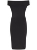 Knit viscose midi dress