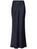 Bar silk satin maxi skirt