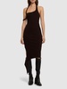Undressed rib knit long dress