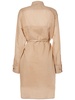 Brioso cotton & silk striped mini dress