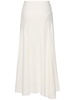 Spiral seam fine ribbed skirt