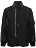 Wool blend twill jacket