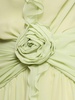 Silk organza dress w/ruffles