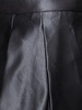 Silk & linen high waist straight pants