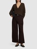 Enclothe washi & wool blend wide pants