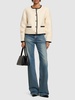 Logan fuzzy wool blend jacket