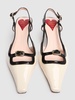 55mm Mini Buckle patent leather pumps