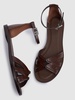 10mm Doubleflat leather sandals