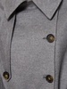 Wool double breasted belted coat