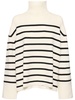 Courtney striped wool cashmere sweater