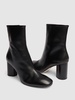 75mm Alena leather ankle boots