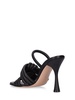 95mm Metallic leather sandals