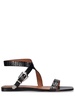 10mm Lauren croc embossed sandals