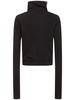 Mountain jersey zip-up cotton sweatshirt
