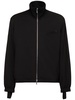 Zip-up wool bomber jacket