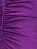 Poppy shiny Lycra one shoulder jumpsuit