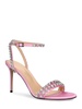 95mm Audrey satin sandals
