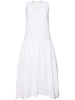Cotton poplin midi dress
