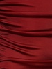 Olimpia draped stretch jersey midi dress