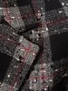 Checked lurex bouclé jacket