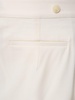 Adjustable pleated wool pants