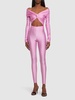 Kendall shiny stretch lycra jumpsuit