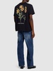 Rear flower t-shirt
