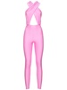 Hola shiny stretch lycra jumpsuit