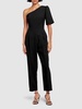 Smalto one-sleeve jumpsuit