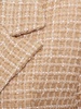 Sequined tweed cropped boxy jacket