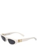 Cat-eye mask acetate sunglasses