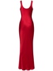 Alison silk charmeuse long dress