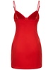 Embellished stretch wool mini dress