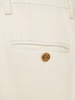 Mid rise crepe straight pants