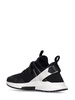 Alcantara tech & leather low sneakers