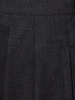 Tailored soft wool wide leg pants
