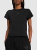 Essential shrunk cotton jersey t-shirt