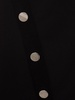 Stretch jersey asymmetric mini skirt