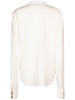 Crepe de chine plastron shirt