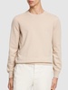 Fine cashmere crewneck sweater