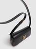 Elly high-shine leather crossbody bag