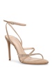 100mm Tita suede & crystal sandals
