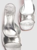 55mm Condora mirrored leather mules
