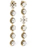 Crystal linear earring