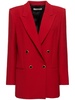 Oversized wool double breasted blazer