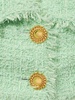 Cropped tweed vest