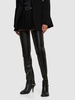 95mm Faux leather over-the-knee boots