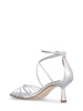 65mm Luella laminated leather sandals